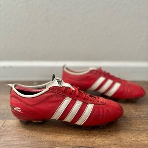 Adidas AdiPure IV 4 FG Leather RARE US 9.5 Soccer Cleats Adipure